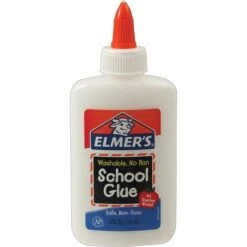 Elmer's School Washable School Glue, 4 Oz., White (E304) 17 Elmer's School Washable School Glue, 4 Oz., White (E304) -Scott Stationery Shop s0346627 s7