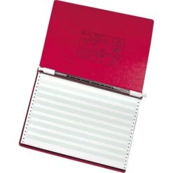 ACCO Presstex Hanging Data Binder, 14.88" X 11", 6" Capacity, Executive Red (54079)