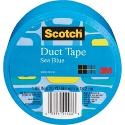 Scotch® Duct Tape, 1.88" X 20 Yds., Blue (920-BLK-C)