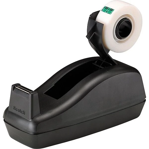 Scotch® Deluxe Desktop Tape Dispenser, Black (C40) 5 Scotch® Deluxe Desktop Tape Dispenser, Black (C40) - Image 3