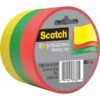 Scotch® Expressions 0.94 X 20 Yds. Light Masking Tape, Yellow/Green/Red, 3/Pack (3437-3PRM)