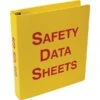 Accuform Safety Data Sheets 2 1/2" 3-Ring A4 Binders, Red/Yellow (ZRS642) -Scott Stationery Shop s0806775 s7