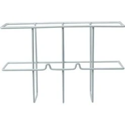 Accuform Signs ® Wire Binder Basket, White, 9"H X 13 3/4"W X 5"D