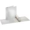 Quill Brand® Standard 3" 3 Ring View Binder With D-Rings, White (7320313) -Scott Stationery Shop s0817039 s7