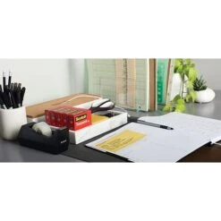 Scotch® Transparent Tape, Crystal Clear Clarity Finish, Glossy, 1/2" X 36 Yds., 1" Core, 2 Rolls (600H2) -Scott Stationery Shop s1090215 s7