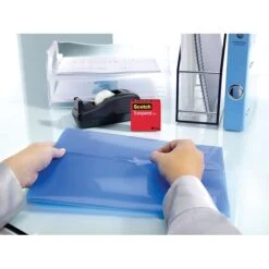 Scotch® Transparent Tape, Crystal Clear Clarity Finish, Glossy, 1/2" X 36 Yds., 1" Core, 2 Rolls (600H2) -Scott Stationery Shop s1090216 s7