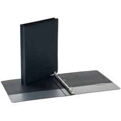 Quill Brand® 1/2 Inch, Round Ring, View Binder, Black, 12/Pack (72205BK)