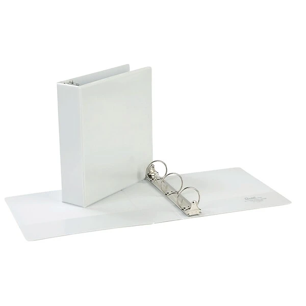 Quill Brand® Standard 2" 3 Ring View Binder, White (7222WE) 3 Quill Brand® Standard 2" 3 Ring View Binder, White (7222WE)