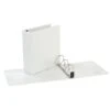 Quill Brand® Heavy Duty 3" 3 Ring View Binder, Easy Open D Rings, White (74203WE) 1 Quill Brand® Heavy Duty 3" 3 Ring View Binder, Easy Open D Rings, White (74203WE) -Scott Stationery Shop s1114185 s7