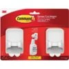 Command™ Spray Bottle Hangers, White/Gray, 2 Bottle Hangers And 4 Strips/Pack (17009-2ES) -Scott Stationery Shop s1125369 s7