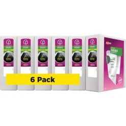 Avery Durable Standard 3" 3-Ring View Binder, White, 6/Carton (09701)