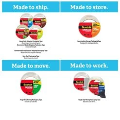 Scotch General Purpose Masking Tape, 0.94" X 60 Yds., Tan (234)