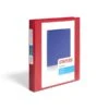 Standard 1" 3 Ring View Binder With D-Rings, Red (58652) 2 Standard 1" 3 Ring View Binder With D-Rings, Red (58652) -Scott Stationery Shop s1185688 s7