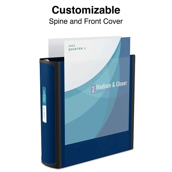 Better 3" 3 Ring View Binder With D-Rings, Blue (15127-CC) 3 Better 3" 3 Ring View Binder With D-Rings, Blue (15127-CC)