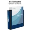 Better 5" 3 Ring View Binder With D-Rings, Navy Blue (27925)