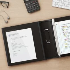 Better 2" 3 Ring View Binder With D-Rings, Black (24067) -Scott Stationery Shop s1214192 s7