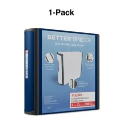 Better 3" 3 Ring View Binder With D-Rings, Blue (15127-CC) 12 Better 3" 3 Ring View Binder With D-Rings, Blue (15127-CC) -Scott Stationery Shop s1214522 s7