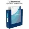 Standard 2" 3 Ring View Binder With D-Rings, Blue (26445-CC) -Scott Stationery Shop s1216498 s7