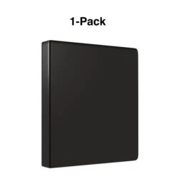 Economy 1-1/2" 3 Ring View Binder, Black (80080) -Scott Stationery Shop s1216792 s7