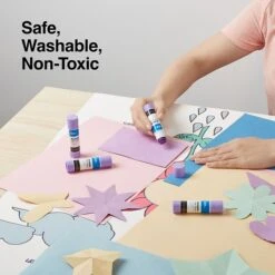 Quill Brand Washable Glue Sticks, 0.28 Oz., Purple, 4/Pack (25959-QCC) -Scott Stationery Shop s1223735 s7