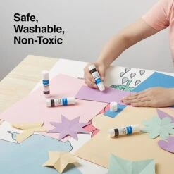 Quill Brand Washable Glue Sticks, 0.28 Oz., White, 18/Pack (25964-QCC) -Scott Stationery Shop s1223737 s7