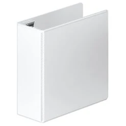Wilson Jones 866 Premium 4" Single-Touch Standard 3 Ring View Binder, White (WLJ86640)