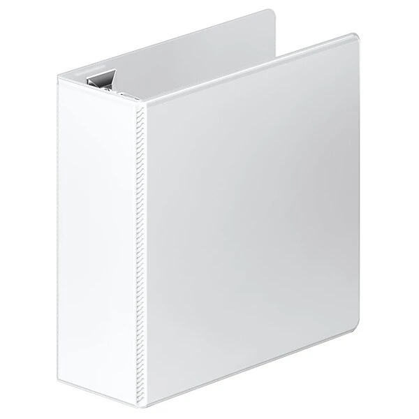 Wilson Jones 866 Premium 4" Single-Touch Standard 3 Ring View Binder, White (WLJ86640) 3 Wilson Jones 866 Premium 4" Single-Touch Standard 3 Ring View Binder, White (WLJ86640)