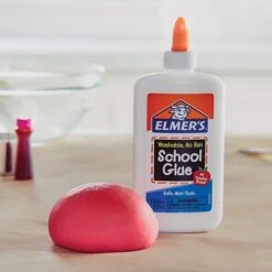 Elmer's WashableRemovable School Glue, 7.625 Oz., Tan (E308NR)