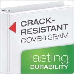 Cardinal® XtraLife®ClearVue™ 6" 3-Ring View Binder, White (26360)