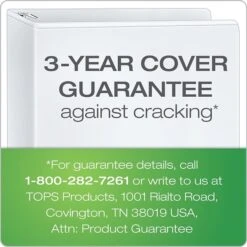 Cardinal® XtraLife®ClearVue™ 6" 3-Ring View Binder, White (26360) 11 Cardinal® XtraLife®ClearVue™ 6" 3-Ring View Binder, White (26360) -Scott Stationery Shop sp112495946 s7