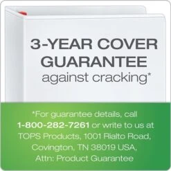 Cardinal® XtraLife® ClearVue™ 2" 3-Ring View Binder, White (26320) -Scott Stationery Shop sp112495966 s7