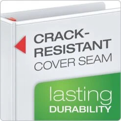 Cardinal® XtraLife® ClearVue™ 4" 3-Ring View Binder, White (26340)