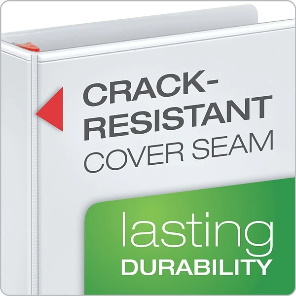 Cardinal® XtraLife® ClearVue™ 5" 3-Ring View Binder, White (26350) 3 Cardinal® XtraLife® ClearVue™ 5" 3-Ring View Binder, White (26350)