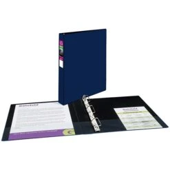 Avery Durable 1" 3-Ring Non-View Binder, Slant Ring, Blue (27251) 13 Avery Durable 1" 3-Ring Non-View Binder, Slant Ring, Blue (27251) -Scott Stationery Shop sp113116821 s7
