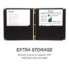 Samsill Classic Collection Executive Presentation 1" 3-Ring Binder, Black (SAM15130) 2 Samsill Classic Collection Executive Presentation 1" 3-Ring Binder, Black (SAM15130) -Scott Stationery Shop sp117514433 s7
