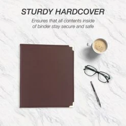 Samsill Classic Collection Executive Presentation 1" 3-Ring Binder, Burgundy (SAM15134) 8 Samsill Classic Collection Executive Presentation 1" 3-Ring Binder, Burgundy (SAM15134) -Scott Stationery Shop sp117514466 s7