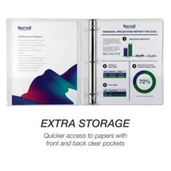 Samsill Economy 1/2" 3-Ring View Binder, White, 6/Pack (I08517) -Scott Stationery Shop sp117515450 s7