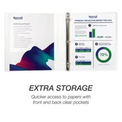 Samsill Economy 1" 3-Ring View Binders, White, 12/Pack (I008537C) 12 Samsill Economy 1" 3-Ring View Binders, White, 12/Pack (I008537C) -Scott Stationery Shop sp117515466 s7