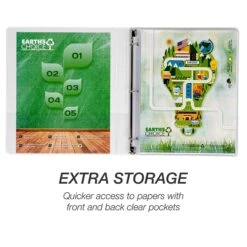 Samsill Earth's Choice Biobased 1/2" 3-Ring View Binder, White, 6/Pack (I08917) 8 Samsill Earth's Choice Biobased 1/2" 3-Ring View Binder, White, 6/Pack (I08917) -Scott Stationery Shop sp117515477 s7