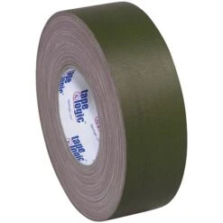 Tape Logic 2" X 60 Yds. X 11 Mil Gaffers Tape, Olive Green, 3/Pk