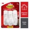 Command™ Large Utility Hook, White, 3 Hooks, 6 Strips/Pack (17003-3ES) -Scott Stationery Shop sp129292111 s7
