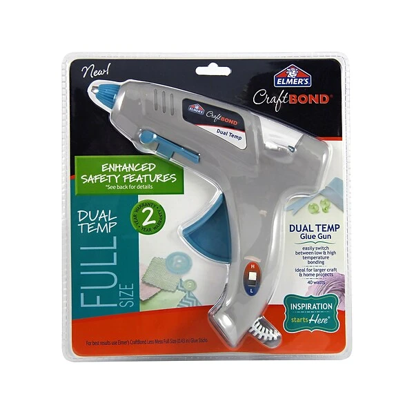 Elmer's CraftBond Craft Glue Gun, 0 Oz., Blue/Gray (E6050) 3 Elmer's CraftBond Craft Glue Gun, 0 Oz., Blue/Gray (E6050)