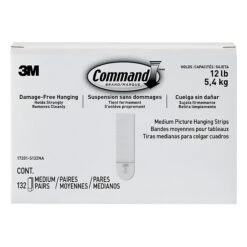 Command® Medium Picture Hanging Strips, White, 132 Sets/Pack (17201-S132NA) 17 Command® Medium Picture Hanging Strips, White, 132 Sets/Pack (17201-S132NA) -Scott Stationery Shop sp150386074 s7