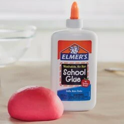 Elmer's WashableRemovable School Glue, 7.625 Oz., White (E308)
