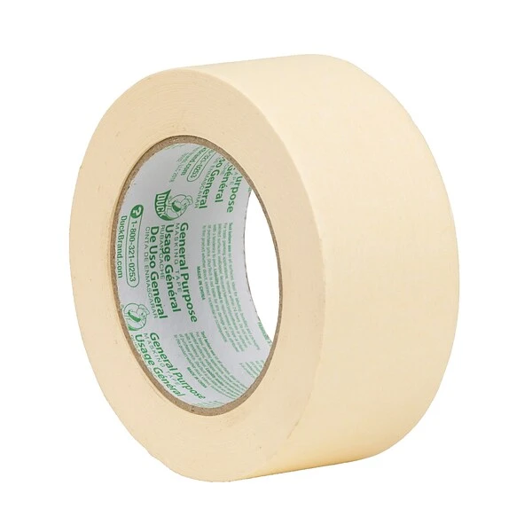 Duck Masking Tape, 1.88" X 60 Yds., Beige (394700) 4 Duck Masking Tape, 1.88" X 60 Yds., Beige (394700) - Image 2