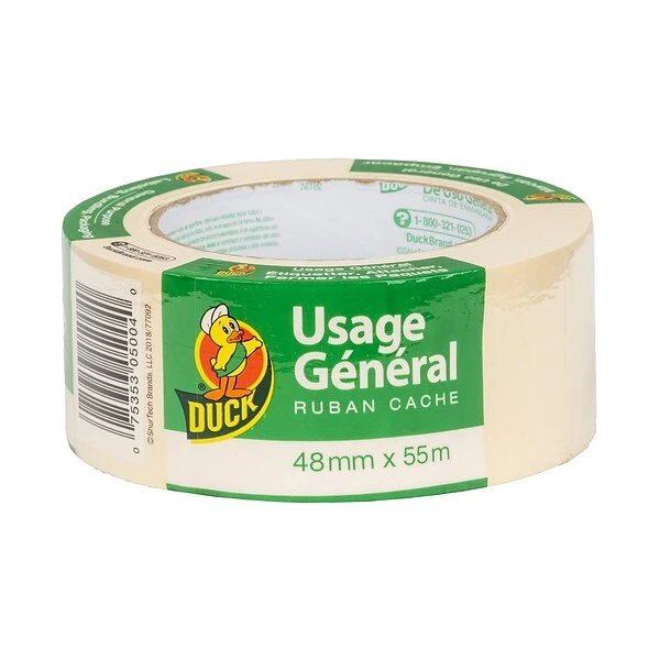 Duck Masking Tape, 1.88" X 60 Yds., Beige (394700) 6 Duck Masking Tape, 1.88" X 60 Yds., Beige (394700) - Image 4