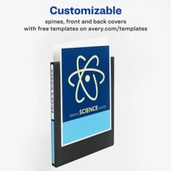 Avery Economy 1/2" 3-Ring View Binder, Black (05705) -Scott Stationery Shop sp167822550 s7