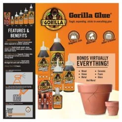 Gorilla Glue, 8 Oz., Tan (5000806) -Scott Stationery Shop sp168015069 s7