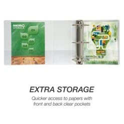 Samsill Earth's Choice Biobased 5" 3-Ring View Binder, White (SAM18907) -Scott Stationery Shop sp168939745 s7