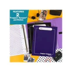 Mead Trapper Keeper 1" 3-Ring Pocket Binder, Palm Trees (260038FDE1-ECM) 10 Mead Trapper Keeper 1" 3-Ring Pocket Binder, Palm Trees (260038FDE1-ECM) -Scott Stationery Shop sp169869792 s7